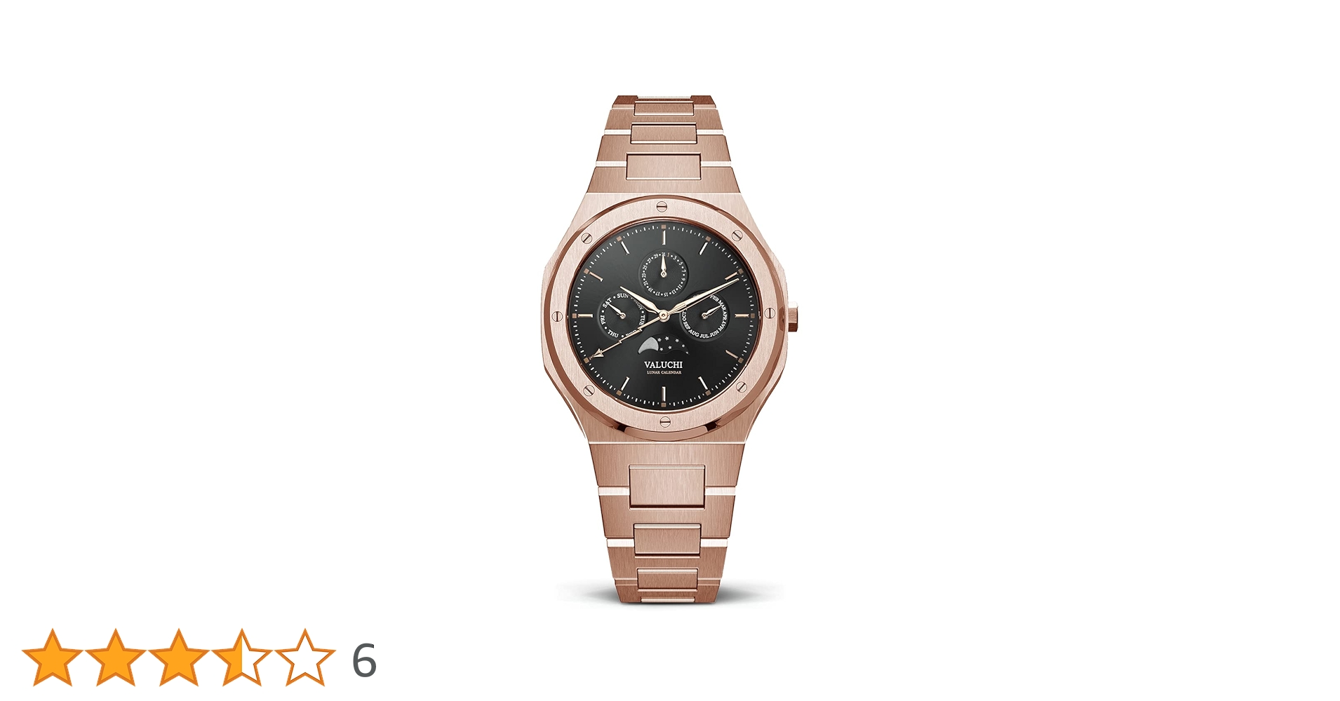 Valuchi Luxury Fashion Men's Lunar Calendar Waterproof